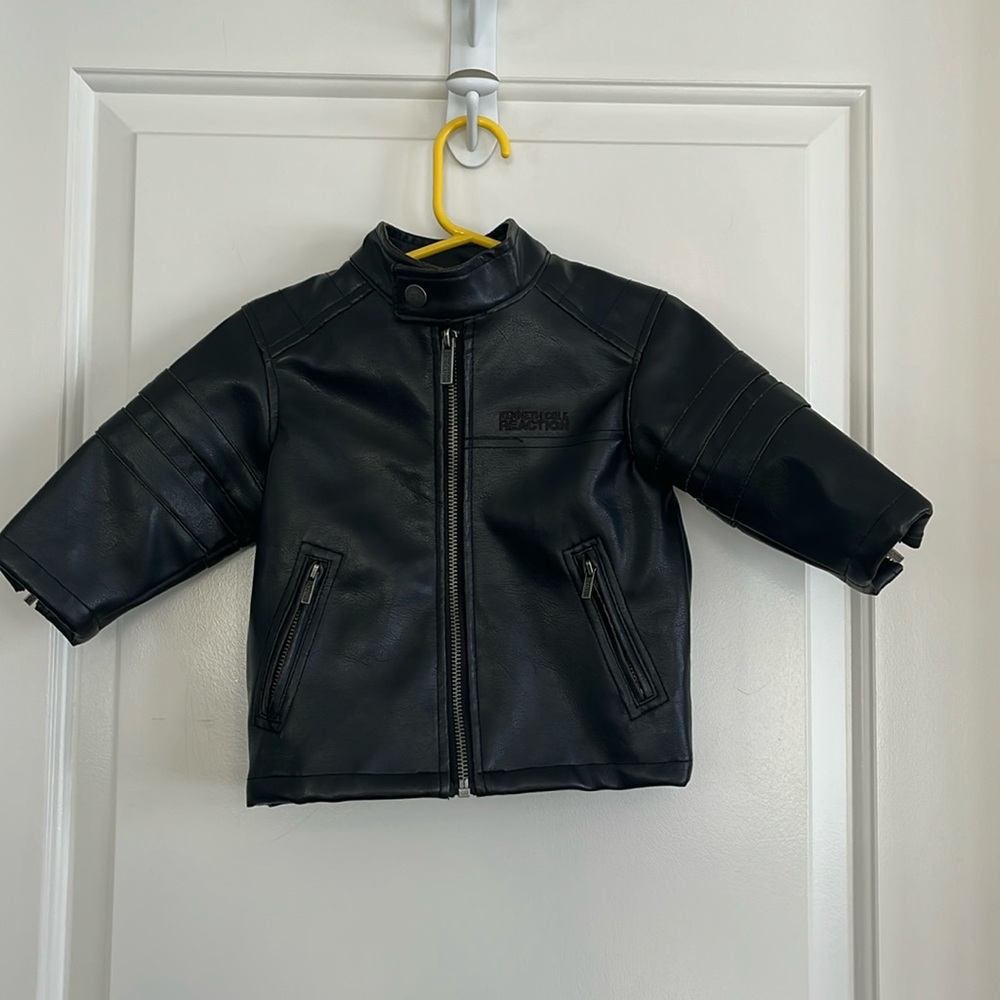 Kenneth Cole vegan leather jacket size 6/9m
